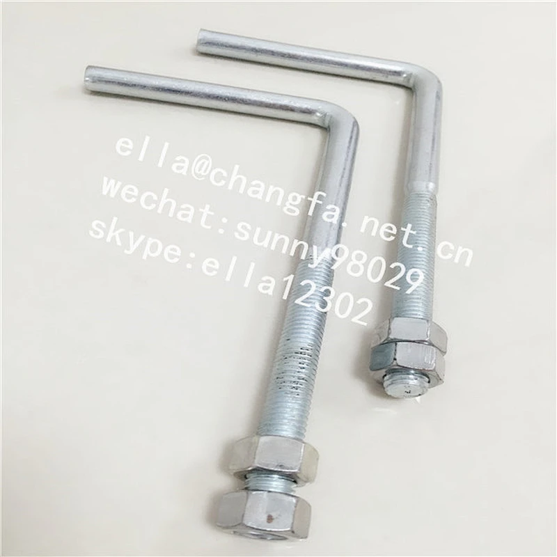 foundation anchor bolts with nuts