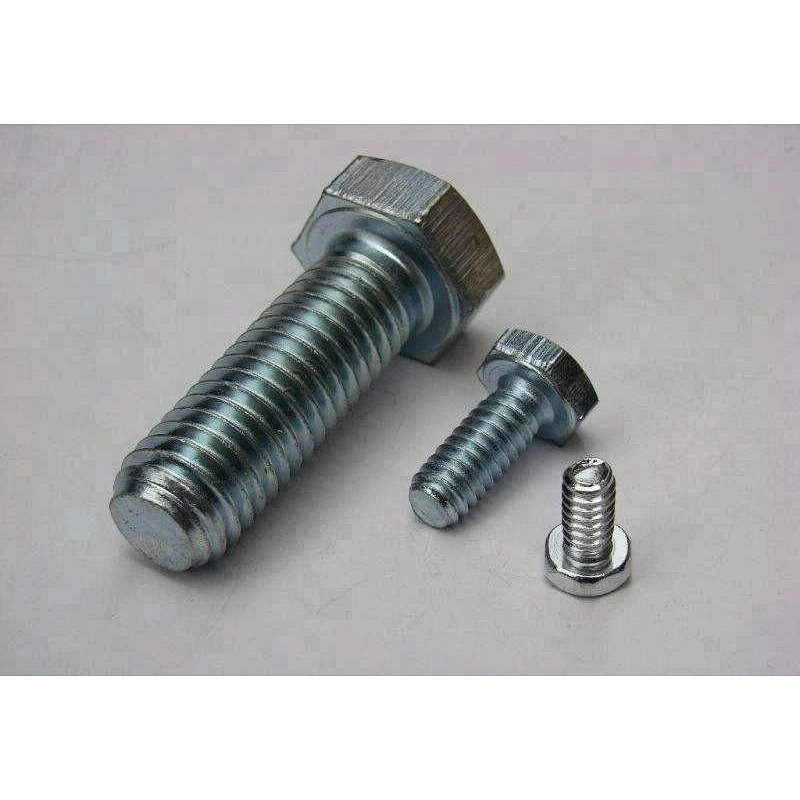 Zinc-plating DIN 931 galvanized bolt with nut