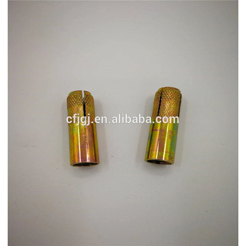 zinc plated M12 M14 M24 drop in anchor