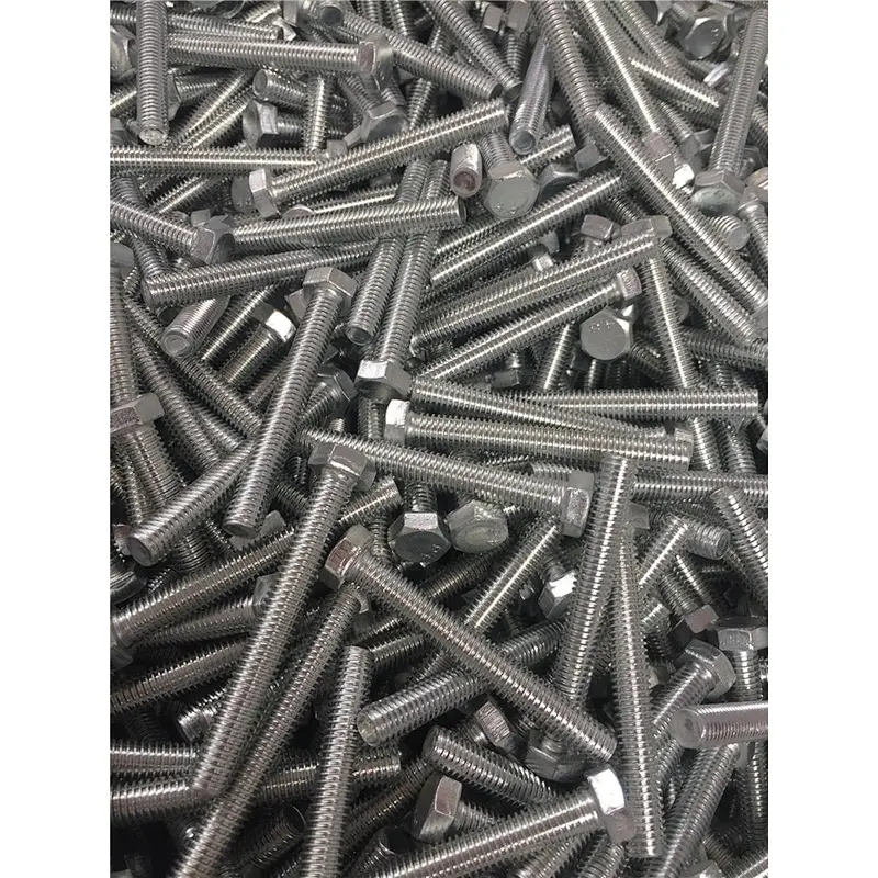 China Factory DIN933 grade 4.8 Hex Bolt