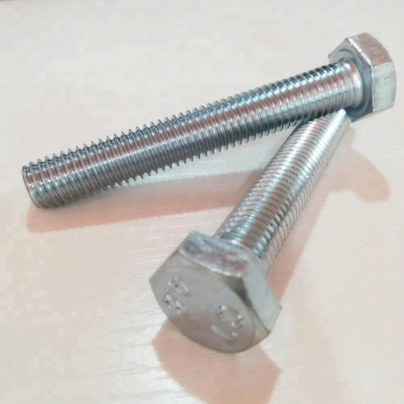 Galvanized Gr.10.9 8.8 4.8 Steel Hexbolt