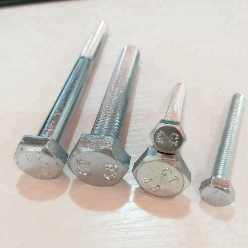 din933 hex bolt with nut and washer