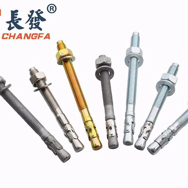 wedge anchor with nuts and bots