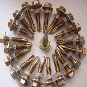 Hexagon Head Self Drilling Screw Plastic Washer
