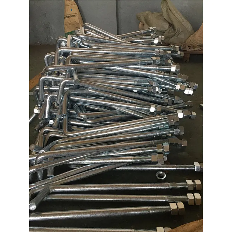 foundation anchor bolts with nuts