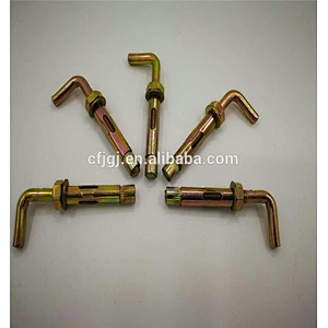 Yellow Zinc Surface L Type Sleeve Anchor