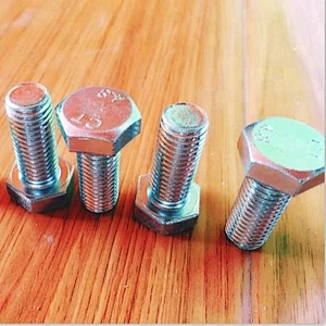 Zinc-plating DIN 931 galvanized bolt with nut