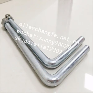 Different types of Anchor bolts L J-type