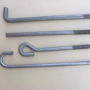 Different types of Anchor bolts L J-type