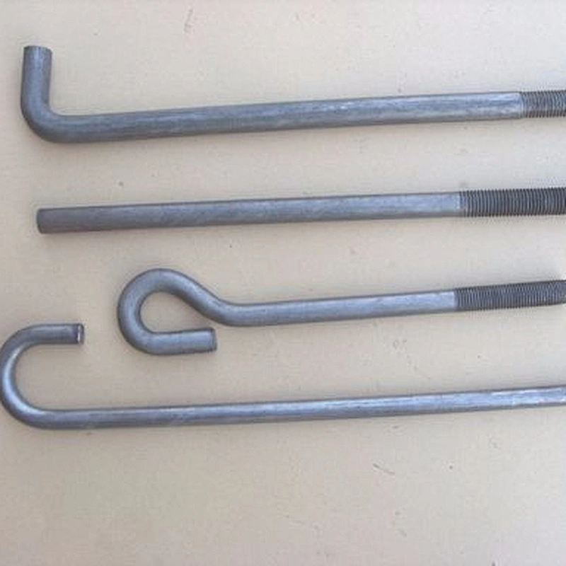 Different types of Anchor bolts L J-type