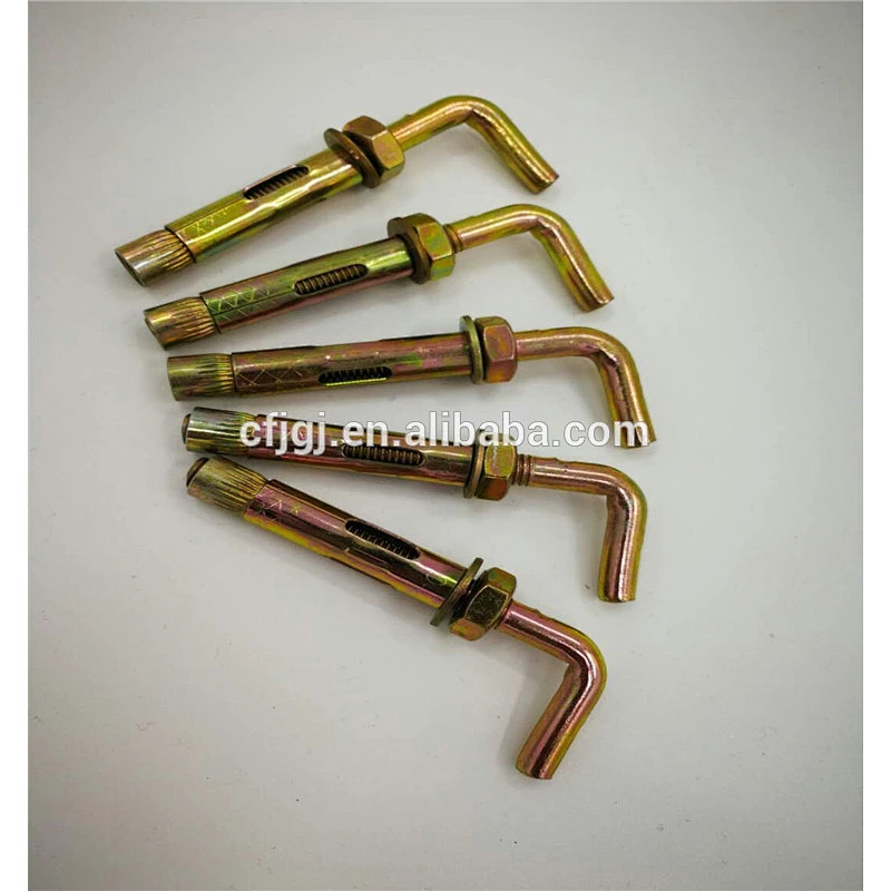Yellow Zinc Surface L Type Sleeve Anchor