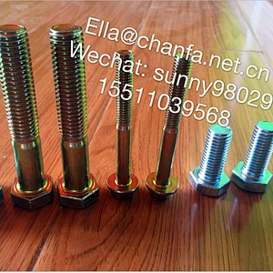 grade8.8 hot dip galvanized heavy hex bolt and nut