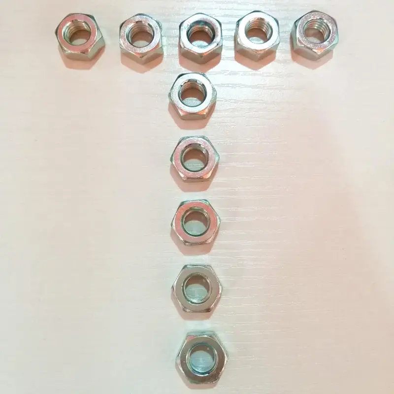 Self-Locking Zinc Plated Nut Tools Fasteners Accessories Nylon Insert Hex Lock Nuts