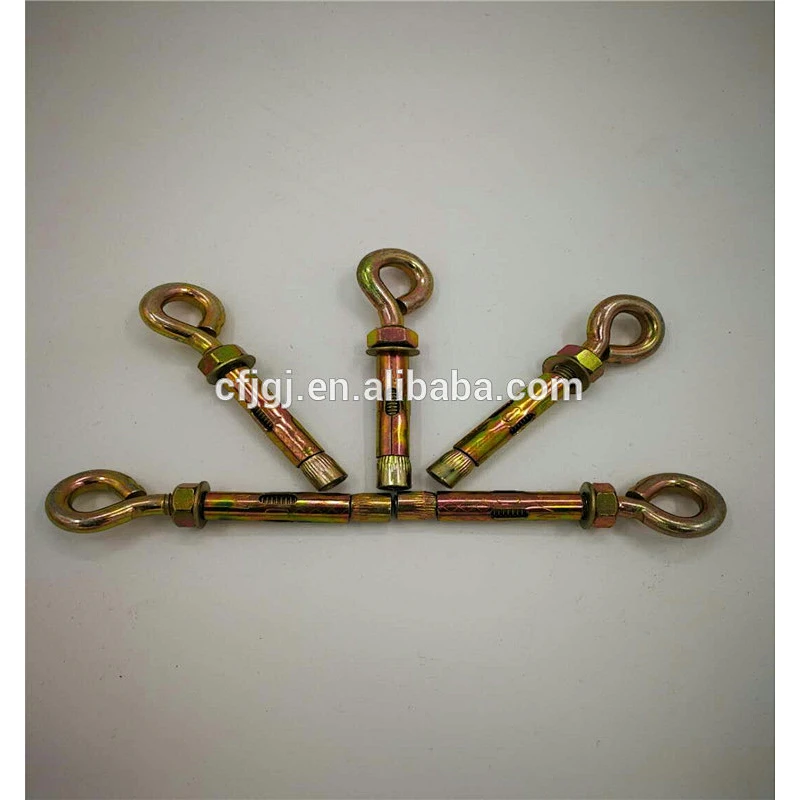 Galvanized Carbon Steel Sleeve Anchor With Eye bolt