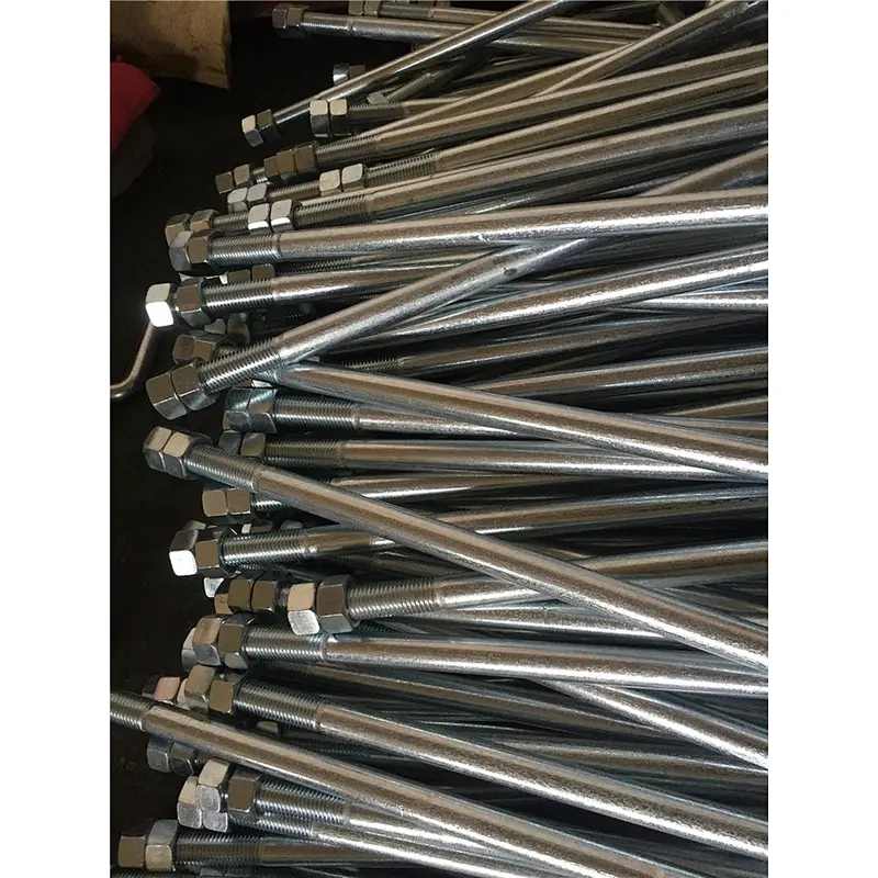 foundation anchor bolts with nuts