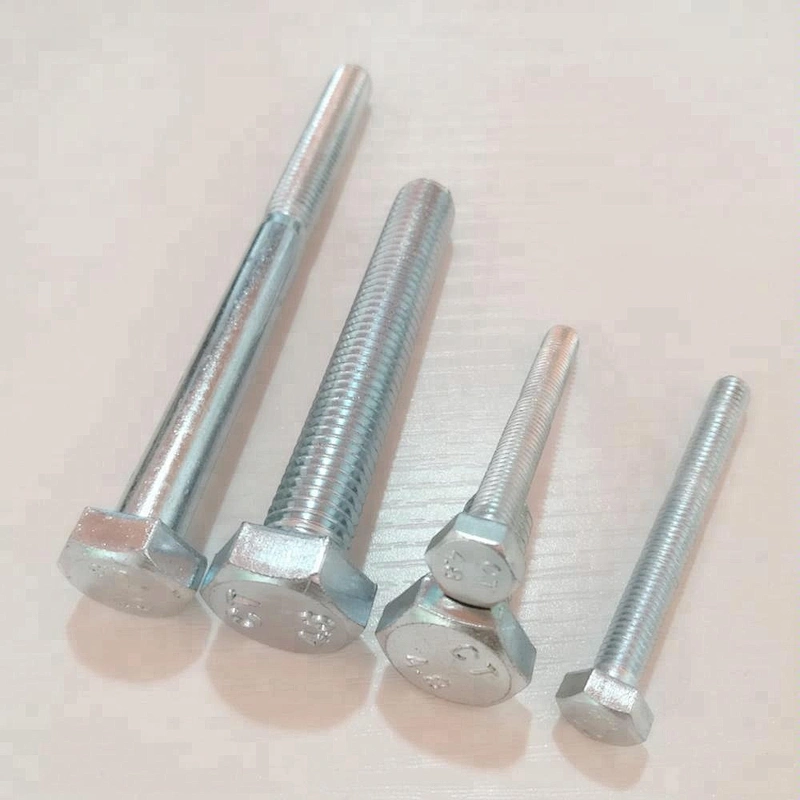din933 hex bolt with nut and washer
