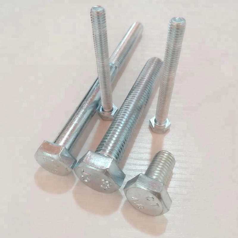 din933 hex bolt with nut and washer