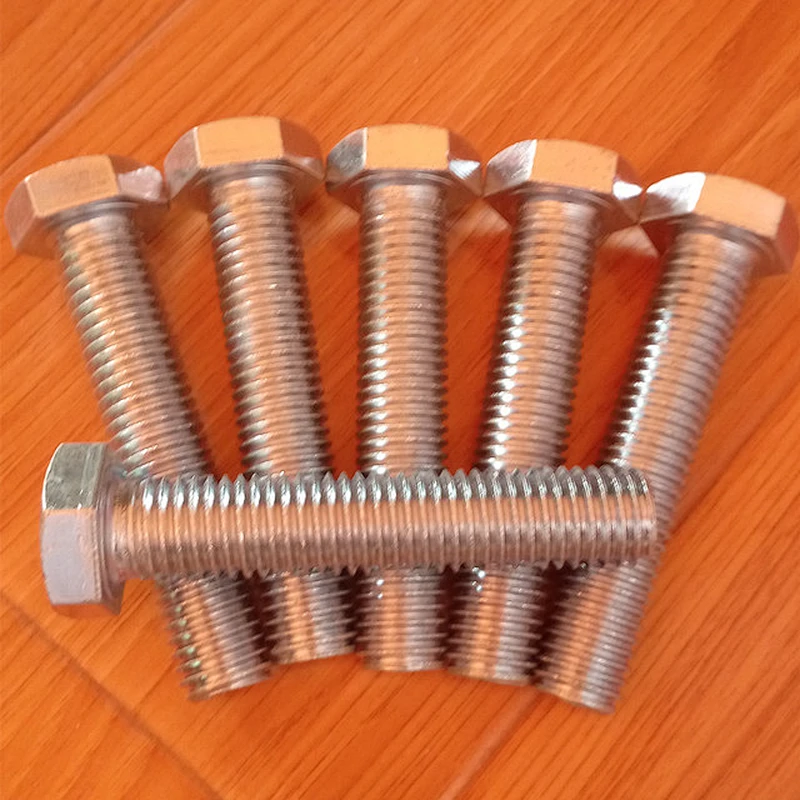 Zinc-plating DIN 931 galvanized bolt with nut