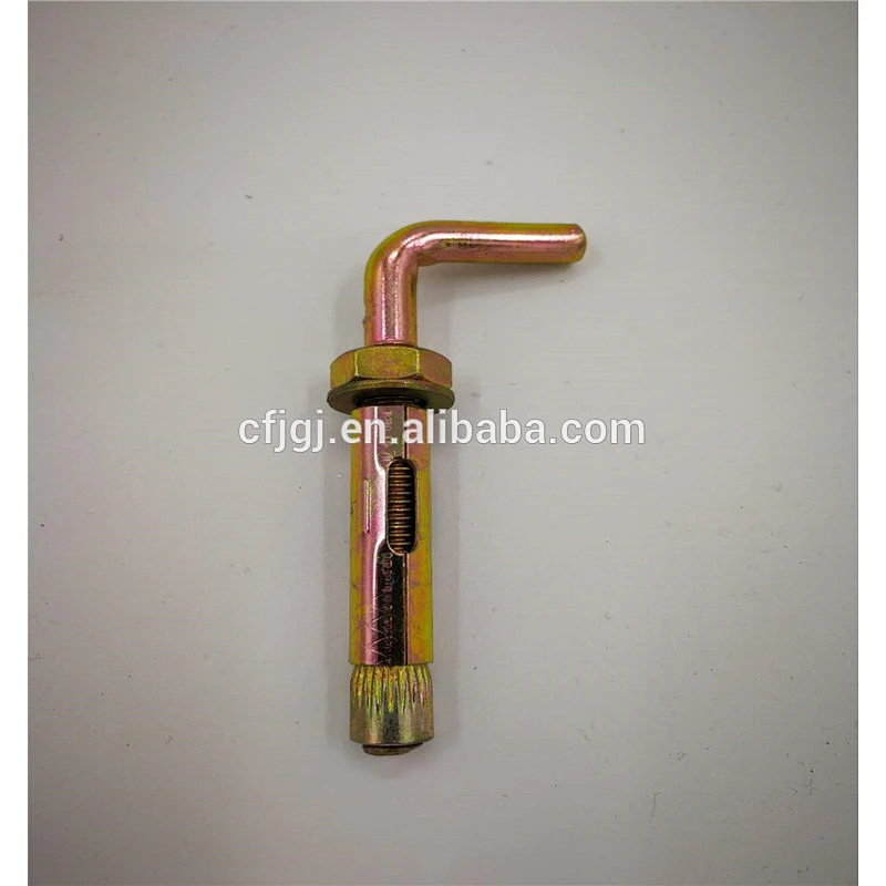 Yellow Zinc Surface L Type Sleeve Anchor