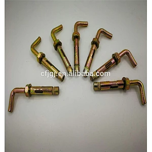 Yellow Zinc Surface L Type Sleeve Anchor