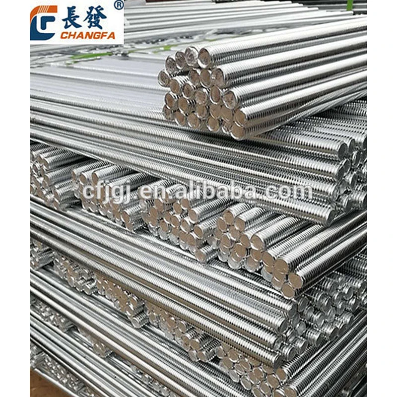 M6-M48High Strength Grade 4.8 Full Thread Stud Threaded Carbon Steel Rod DIN975 Thread Rods