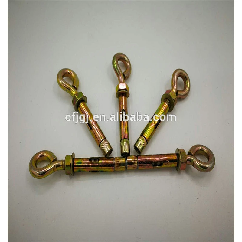Galvanized Carbon Steel Sleeve Anchor With Eye bolt