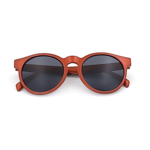 High Quality Multicolored Fashion Kids Cute Plastic Round Uv400 Sunglasses