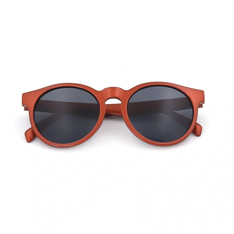 High Quality Multicolored Fashion Kids Cute Plastic Round Uv400 Sunglasses