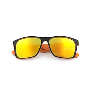 Competitive Price Trendy Custom Wholesale Hot Custom Uv400 Mirror Lens Plastic Sunglasses