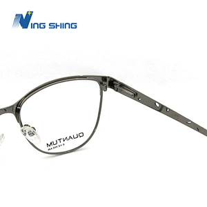 2020 New Arrival Glasses Optical Frame Half Fra Metal Frame Half Rim Designer Clear Lens Eye Glasses Frame oem eyeglasses frames