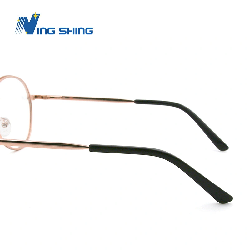 New Arrival round Glasses Optical Frame spring hinge acetate tip Metal Frame full Rim Clear Lens Eyeglasses oem