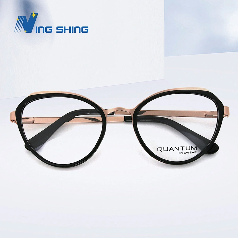 New Arrival Glasses Optical Frame Half Fra Metal Frame Half Rim Designer Clear Lens Eye Glasses Frame oem eyeglasses frames