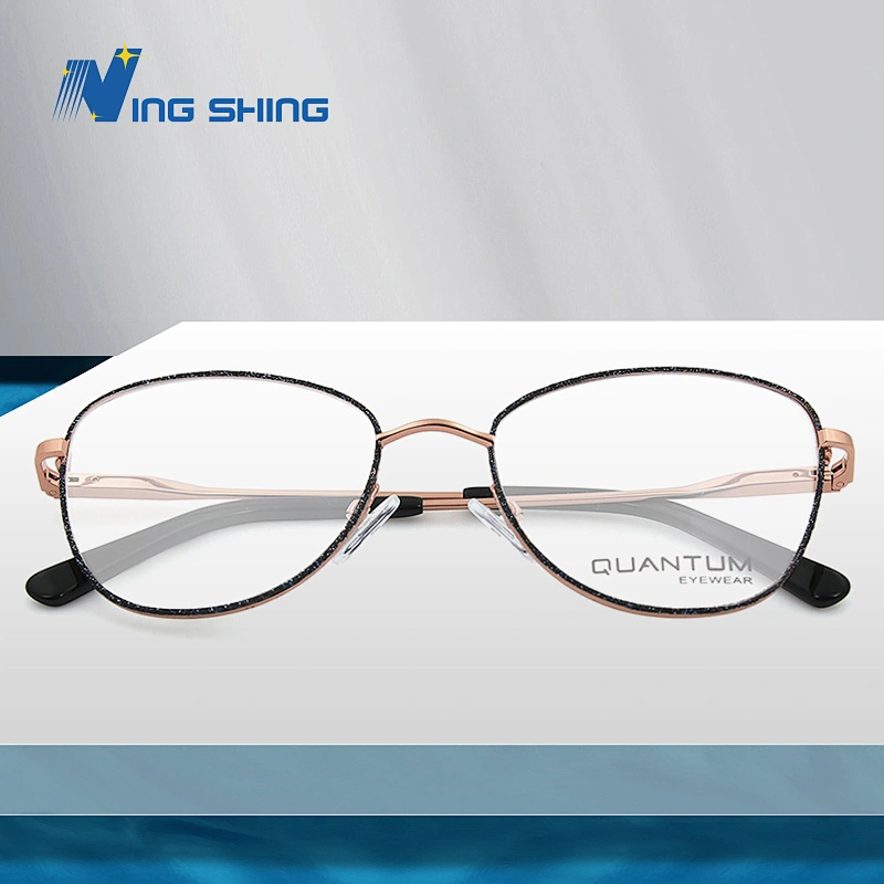 2020 New Arrival Glasses Optical Frame Half Fra Metal Frame Half Rim Designer Clear Lens Eye Glasses Frame oem eyeglasses frames
