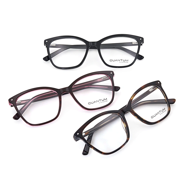 Multi Colored Brand Retro Acetate Optical Frames Eyeglasses for Men Women