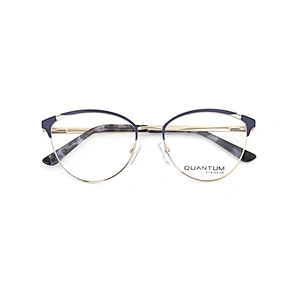New Arrival Metal Frame Full Rim Multi Colored Optical Glasses for Women