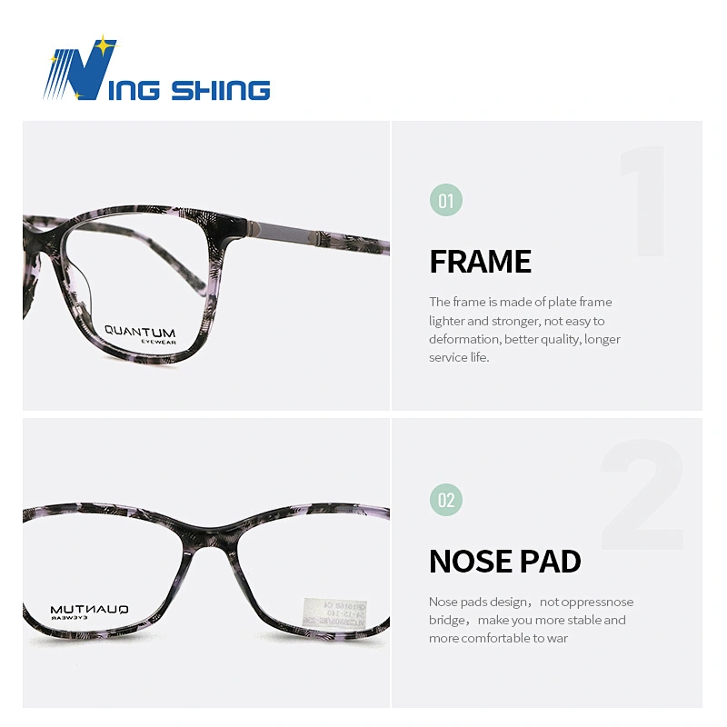 2019 NEW design Fashion square glasses frame women's fashion brand design optical computer glasses