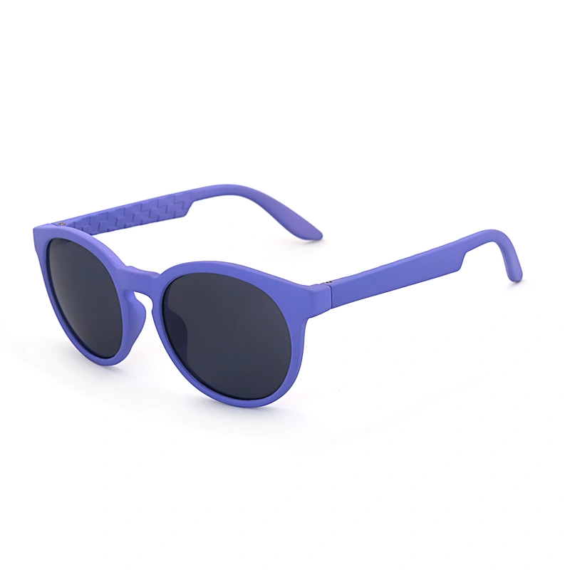 Own Brand Fashionable Wholesale Pixel Custom Round Shape Kid Sunglasses