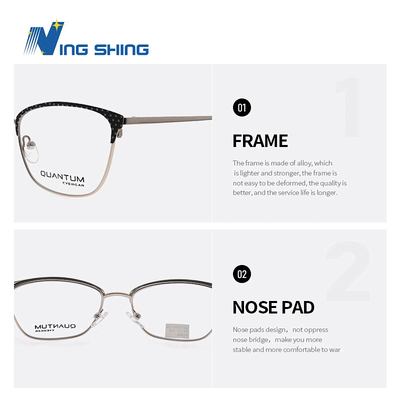 2019 New Arrival Spectacle Metal Frames Exquisite business ladies Women Computer Glasses Frame