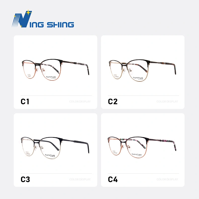 2019 NEW design eyewear slender  spectacle frame  Alloy Carve optical  glasses