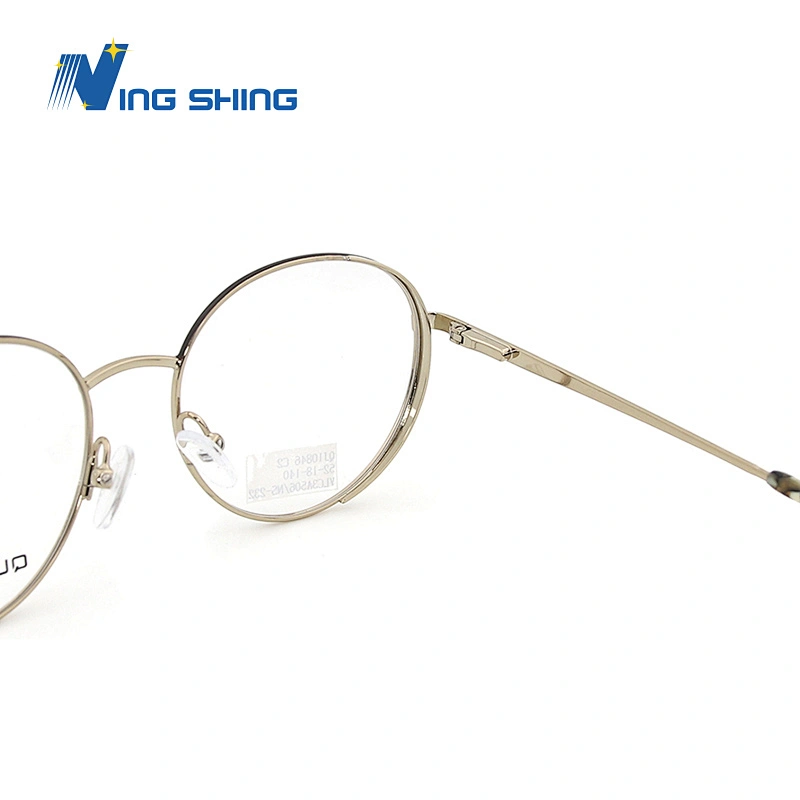 2019 New Arrival Durable ladies Eyewear Metal Frame Half Rim Designer Clear Lens Eye Glasses Framemen optical frame