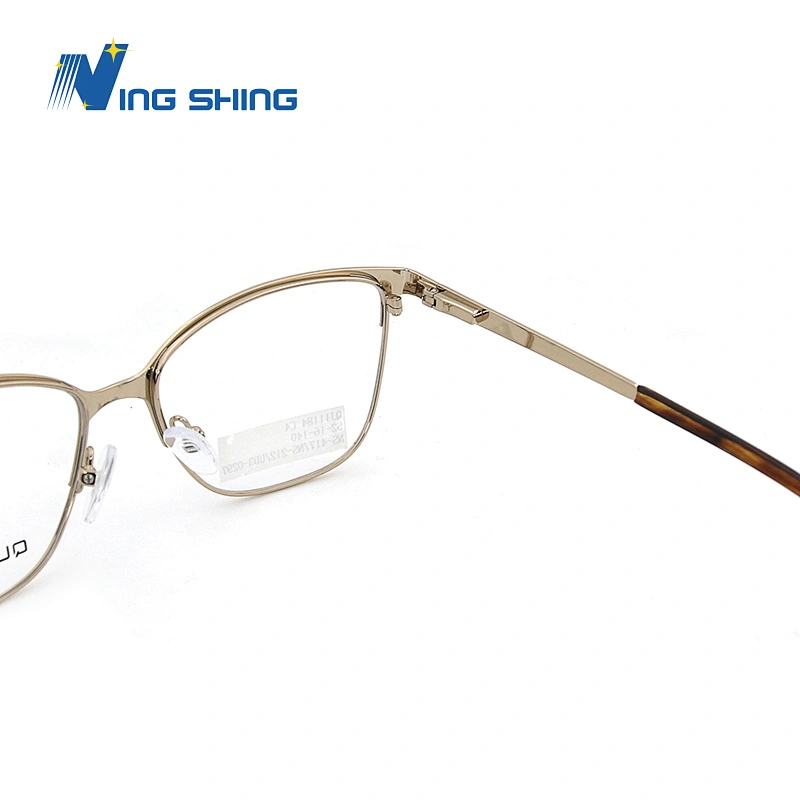 2020 New Arrival Glasses Optical Frame Half Fra Metal Frame Half Rim Designer Clear Lens Eye Glasses Frame oem eyeglasses frames