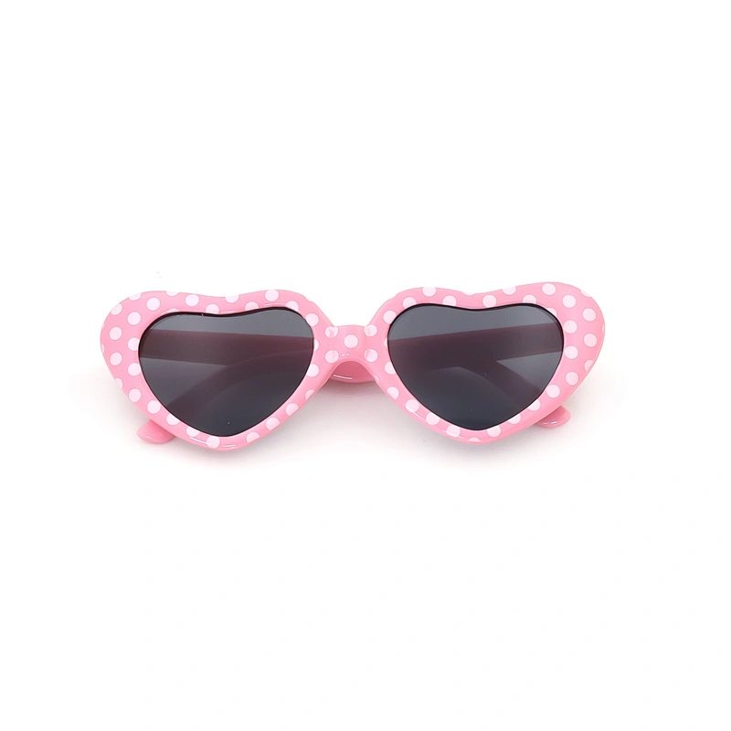 2020 Fashion 400 Uv Kids Plastic Heart Shaped Sun Glasses Sunglasses