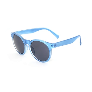 High Quality Multicolored Fashion Kids Cute Plastic Round Uv400 Sunglasses
