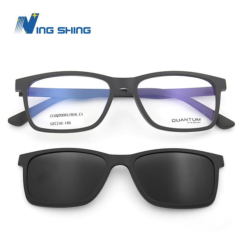 2019New model optica frame spectacles frame magnetic clip-on optics frames sunglasses odm