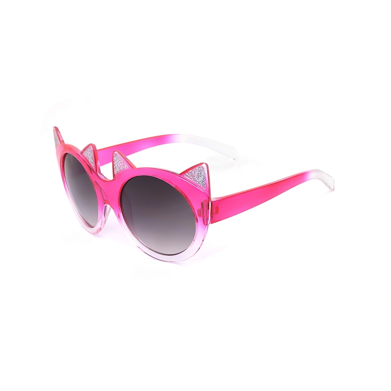 Wholesale Beat Price Kids Circle Plastic Cartoon Bling Sunglasses