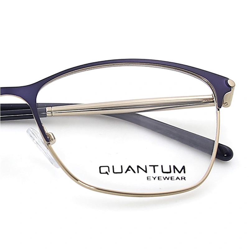 2020 New Arrival Glasses Optical Frame Half Fra Metal Frame Half Rim Designer Clear Lens Eye Glasses Frame oem eyeglasses frames