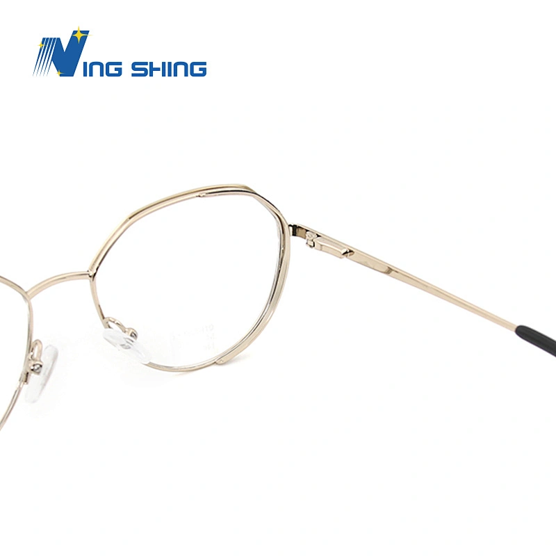 20192020 New Arrival Durable ladies Eyewear Metal Frame Half Rim Designer Clear Lens Eye Glasses Framemen optical frame