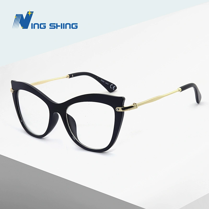 2020 New arrival eyewear eyeglasses Fashion sunglass  plastic & brass frame and AC lens Ladies eyeglasses frames