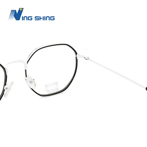 2020 New Arrival Glasses Optical Frame Half Fra Metal Frame Half Rim Designer Clear Lens Eye Glasses Frame oem eyeglasses frames