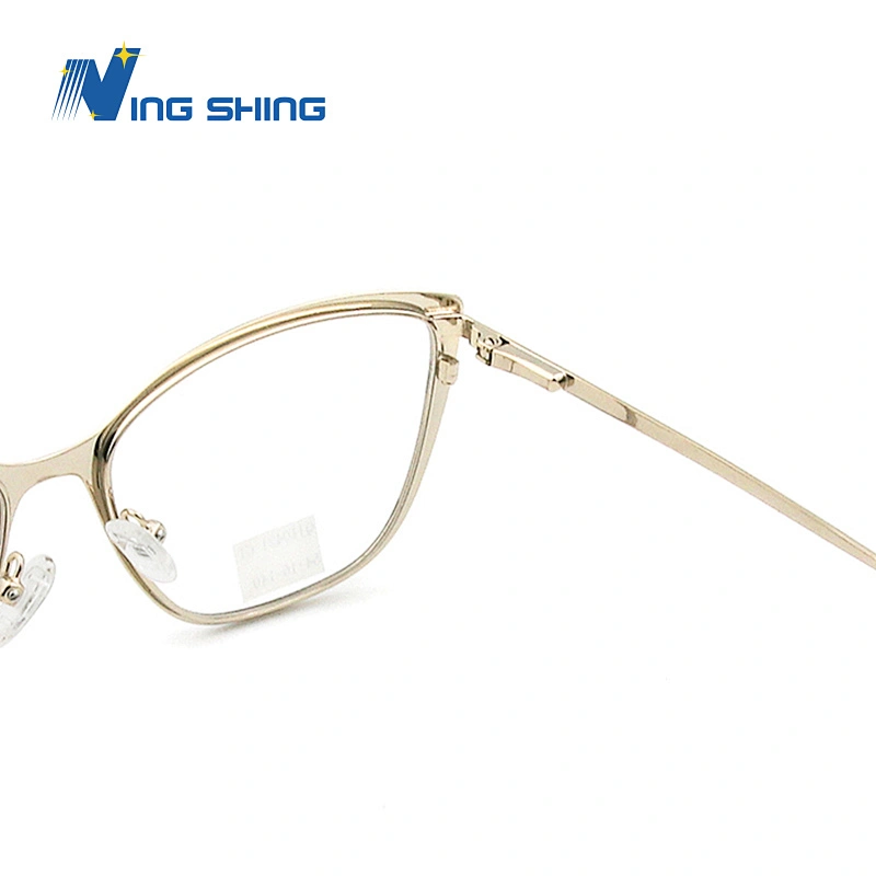 New Arrival Glasses Optical Frame Half Fra Metal Frame Half Rim Designer Clear Lens oem eyeglasses frames